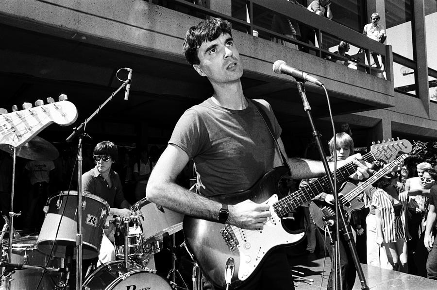 The Talking Heads Perform Live #1 Photograph by Richard Mccaffrey