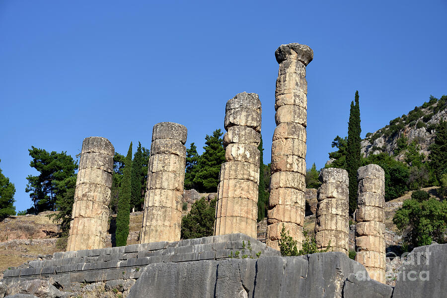 The Temple Of Apollo In Delphi II Photograph By George Atsametakis