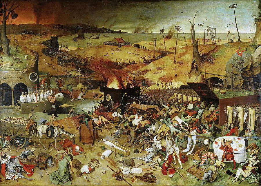 Still Life Painting - The Triumph of Death #1 by Pieter Bruegel the Elder
