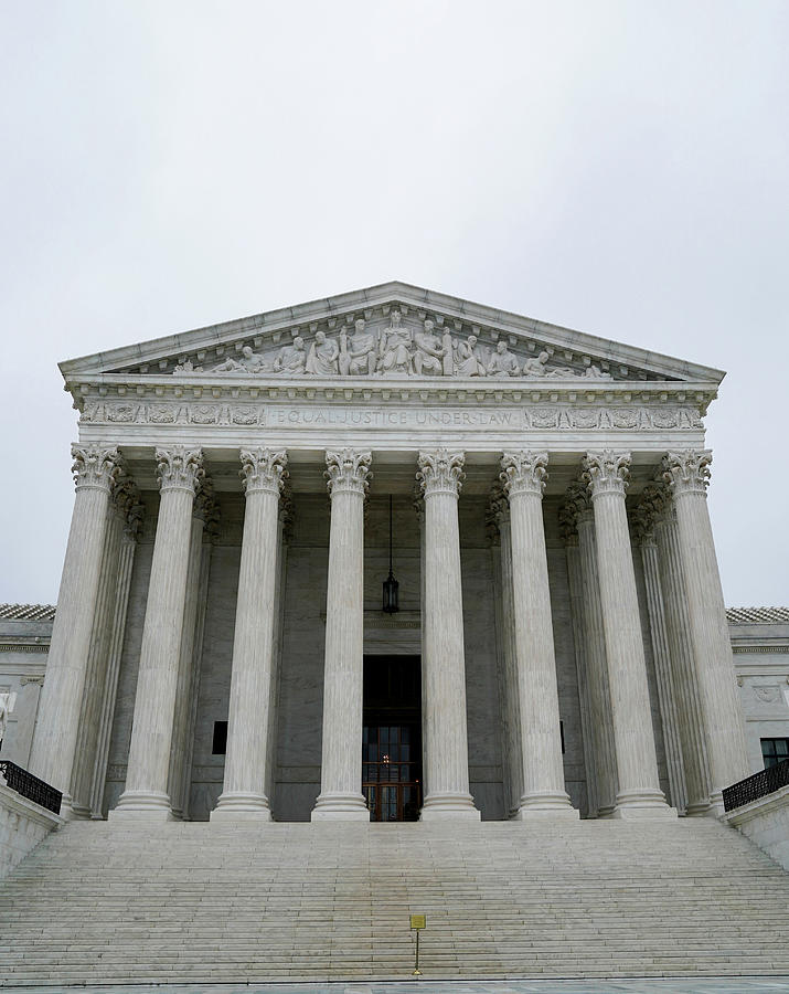 The U.S. Supreme Court is Seen Photograph by Erin Schaff - Fine Art America