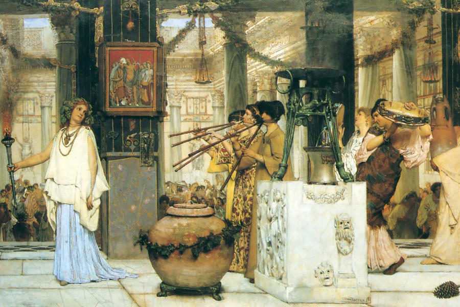 The Vintage Festival #1 Painting by Sir Lawrence Alma-Tadema