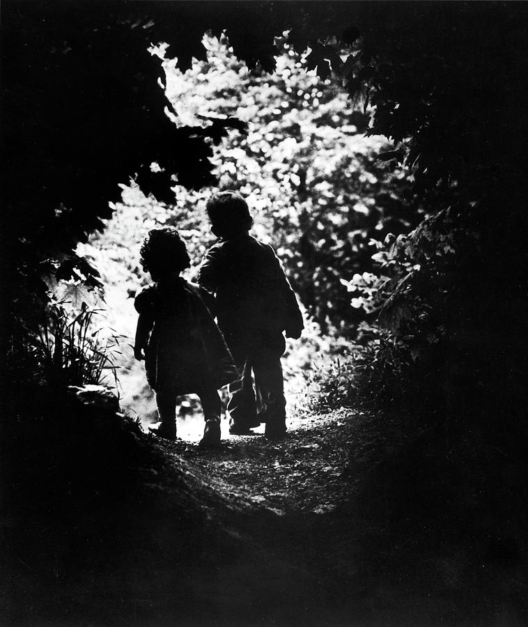 Black And White Photograph - The Walk to Paradise Garden by W Eugene Smith