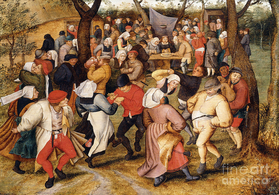 The Wedding Dance Painting by Pieter The Younger Brueghel