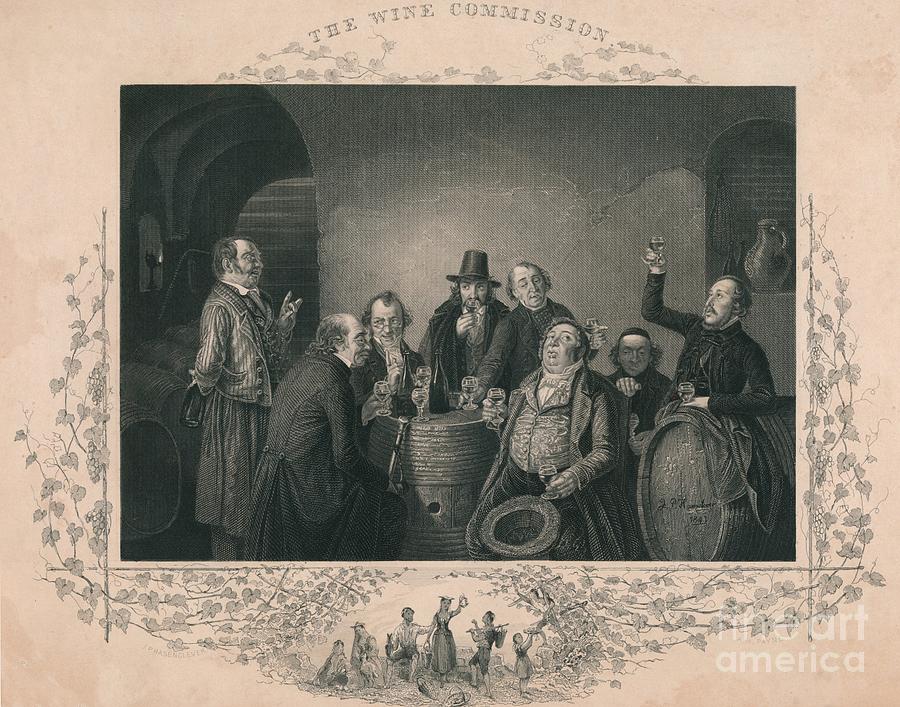 The Wine Commission Drawing by Print Collector The Wine Commission Drawing by Print Collector