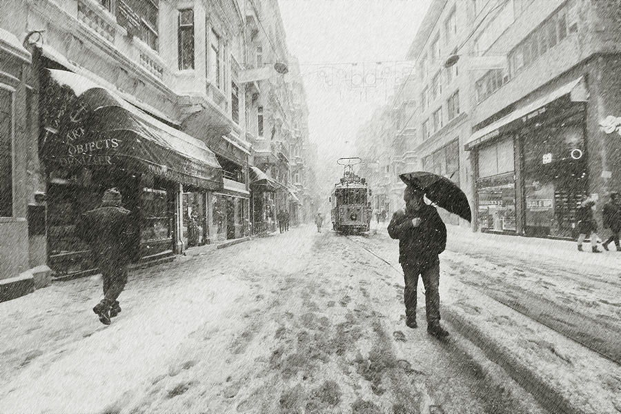 Walk Photograph - The Winter #1 by Emine Basa