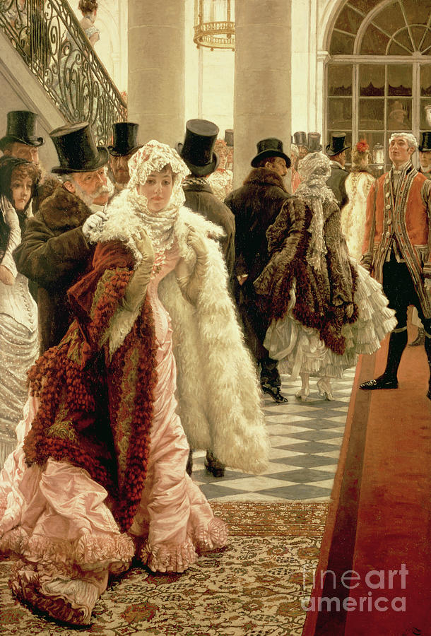 James Jacques Joseph Tissot Painting - The Woman Of Fashion by James Jacques Joseph Tissot