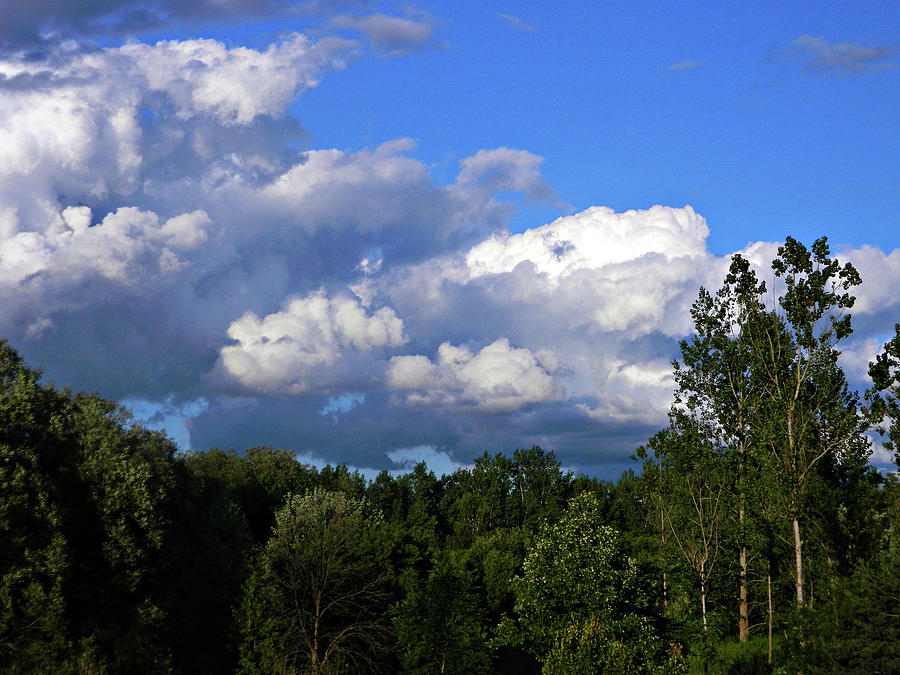 These Clouds 4 #1 Photograph by Cyryn Fyrcyd