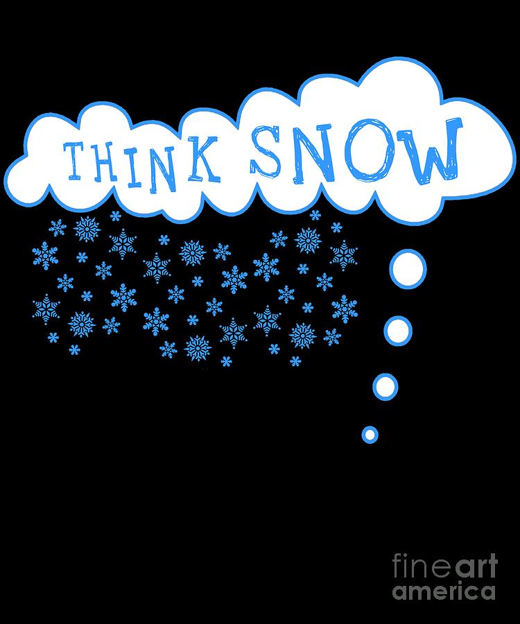 Think Snow #1 Digital Art by Flippin Sweet Gear