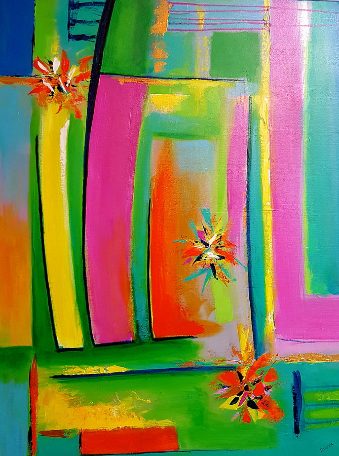 Think Spring #2 Painting by Stuart Glazer