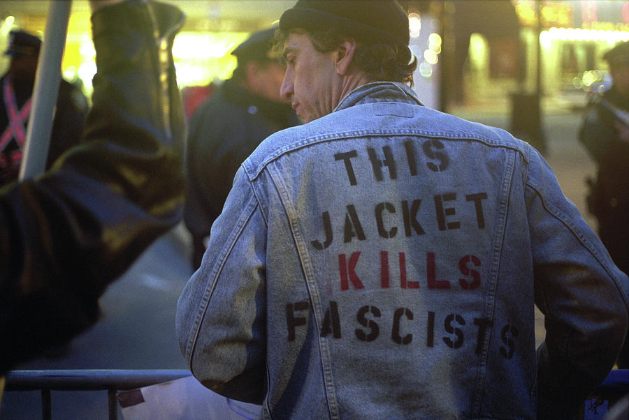 George Bush Photograph - This Jacket Kills Fascists #2 by Shay Culligan Photography