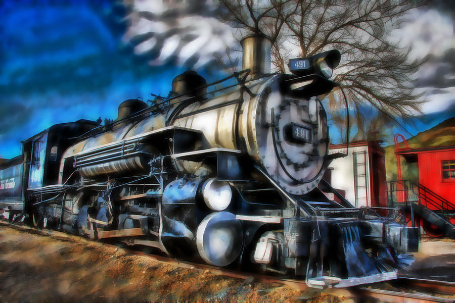 This Old Train #1 Mixed Media by Marvin Blaine