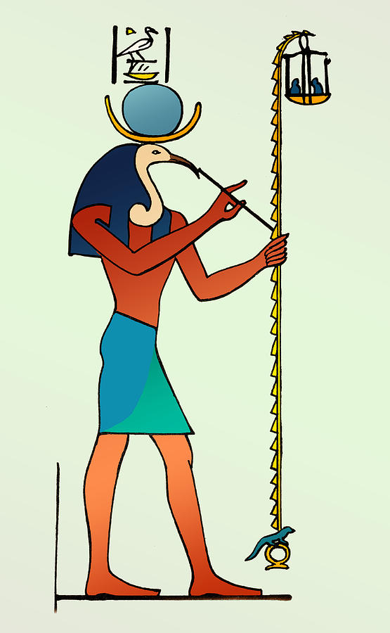 Thoth, Ancient Egyptian God Of Wisdom #1 Photograph by Science Source