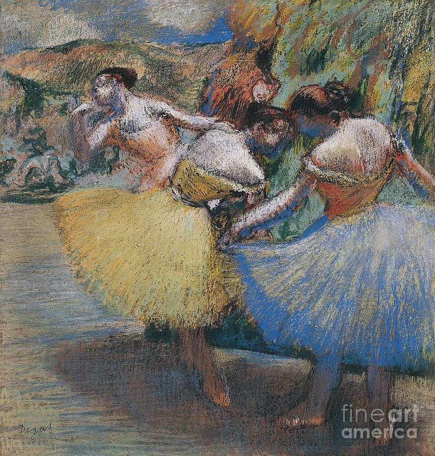Three Dancers #1 Drawing by Heritage Images
