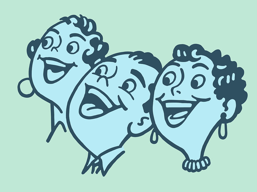 people laughing animation