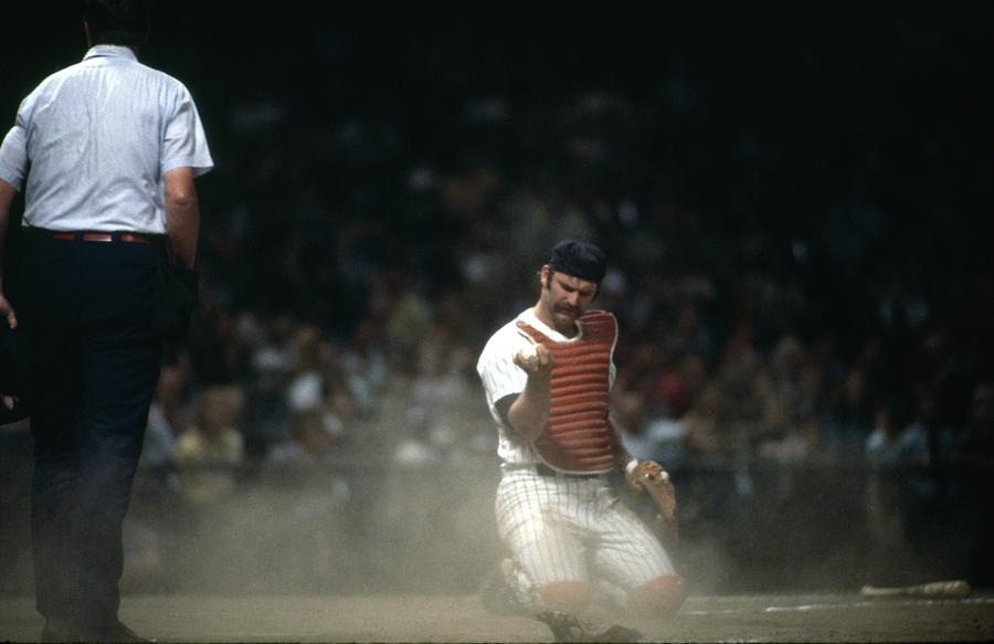 Thurman Munson New York Yankees by Iconic Sports Gallery