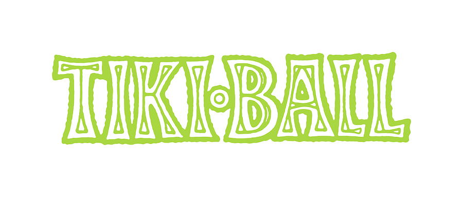 Typography Drawing - Tiki Ball #1 by CSA Images