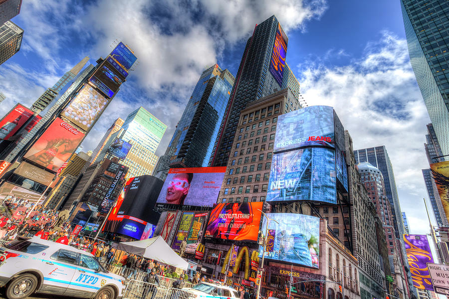 Times Square Architecture #2 Photograph by David Pyatt