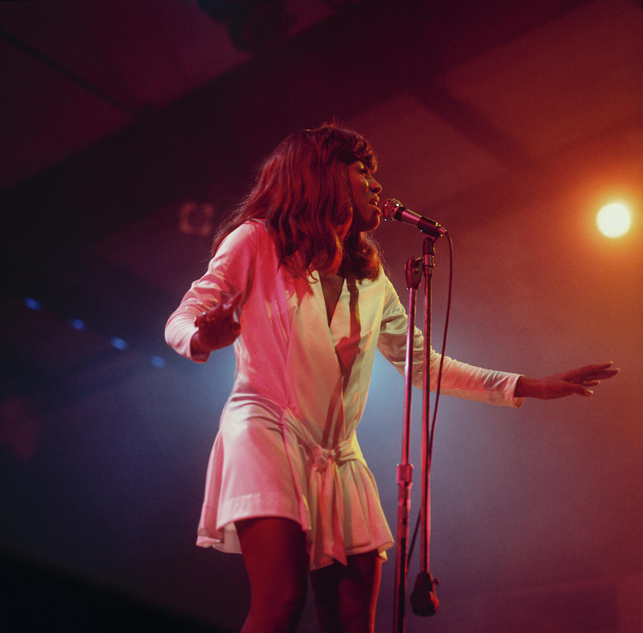 Tina Turner Perfoms On Stage Photograph by David Redfern