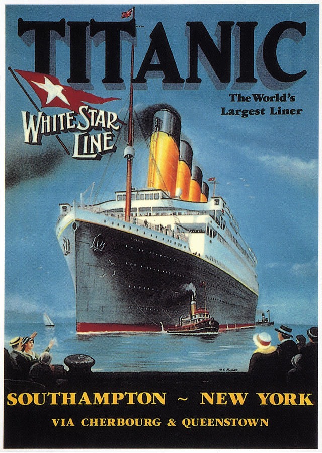 Smitsom newness sammenbrud Titanic Poster, 1912 Drawing by Granger - Pixels