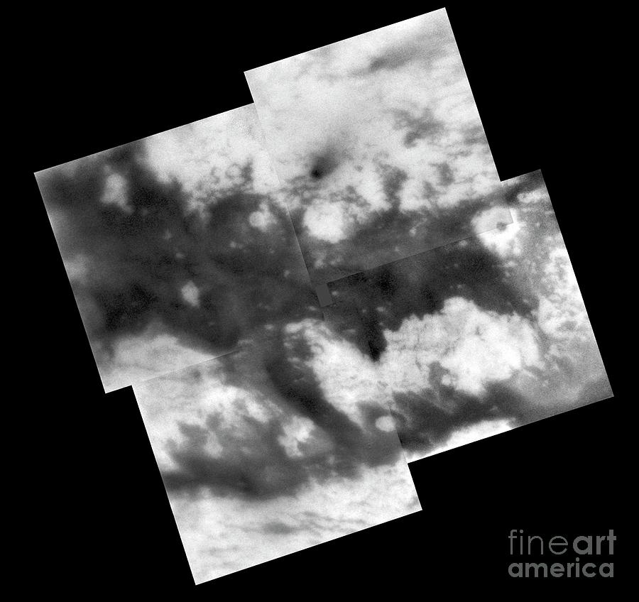 Titans Surface #1 Photograph by Nasa/jpl/space Science Institute/science Photo Library