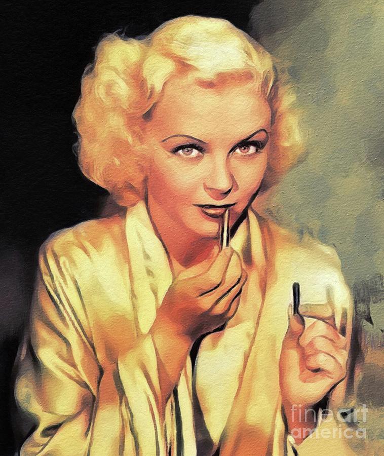 Toby Wing, Vintage Actress #1 Painting by Esoterica Art Agency