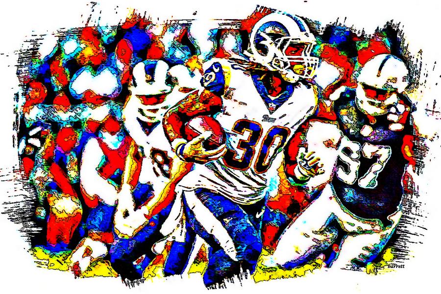 Todd Gurley II Digital Art by Don Barrett - Fine Art America