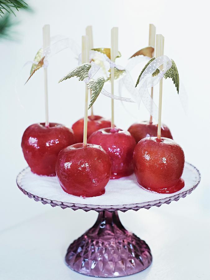Toffee Apples For Christmas #1 Photograph by Hannah Kompanik