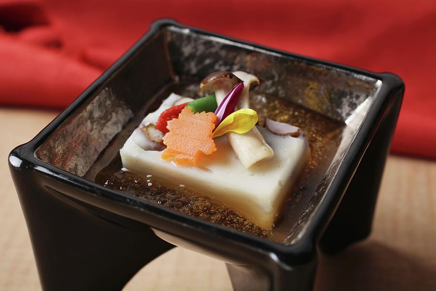 Tofu Kaiseki japanese Appetiser #1 Photograph by Yuichi Nishihata Photography