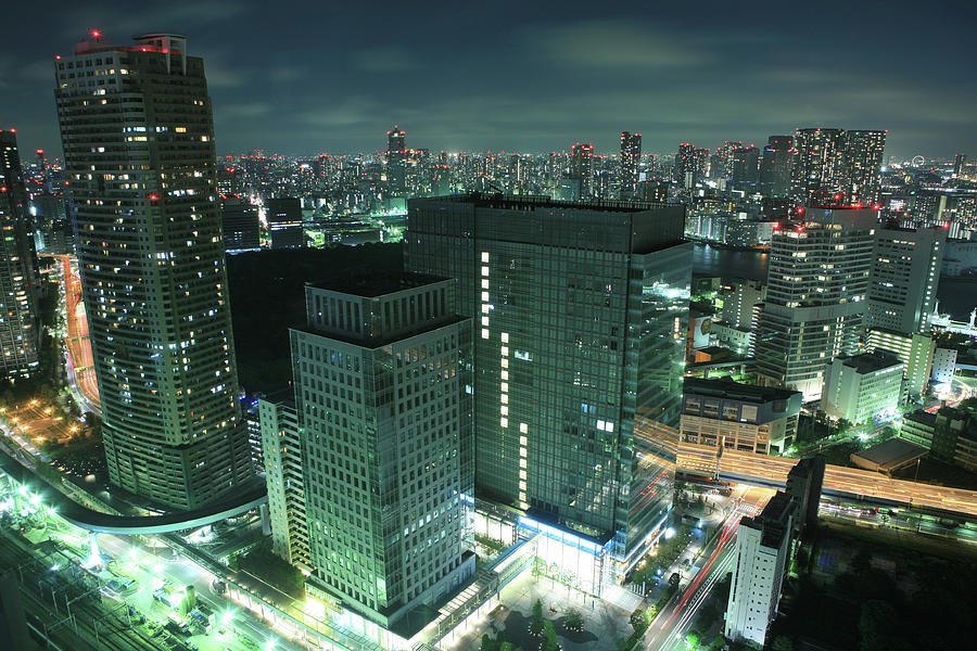 Tokyo Night View #1 Photograph by Tomosang