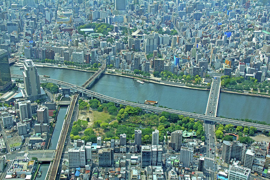 Tokyo - View from Skytree #3 Photograph by Richard Krebs