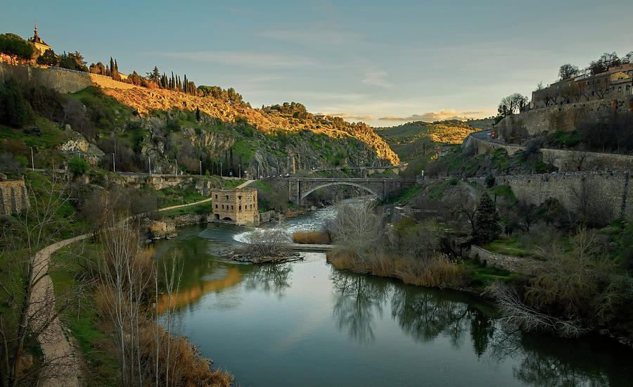 Toledo Spain Dusk II Photograph by Joan Carroll