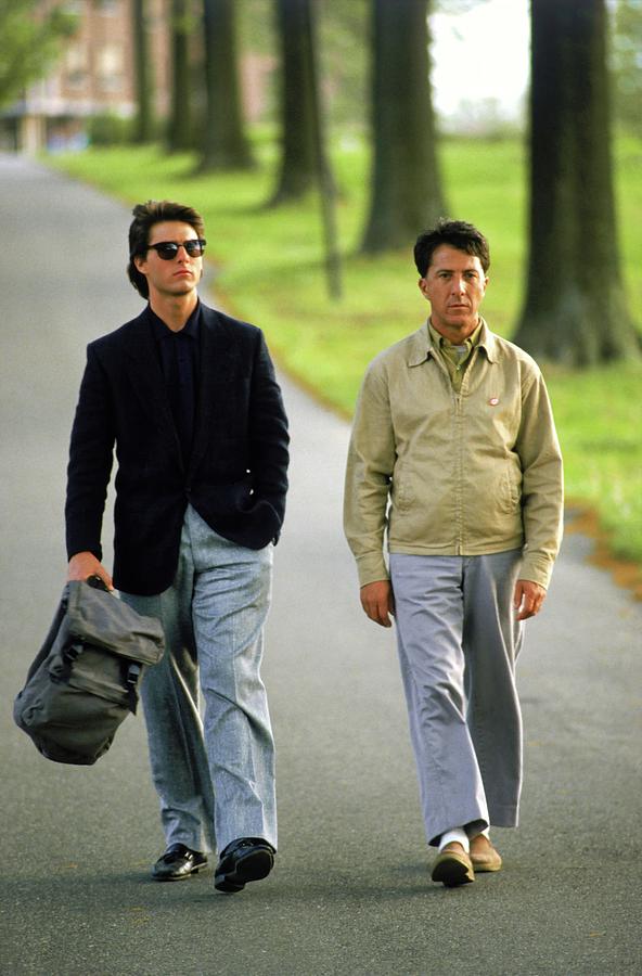 TOM CRUISE and DUSTIN HOFFMAN in RAIN MAN -1988-. #1 Photograph by Album