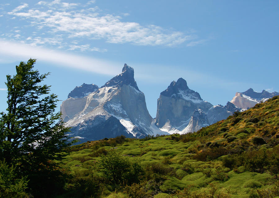 Torres Del Paigne Mountains Chile #1 Photograph by Doug88888