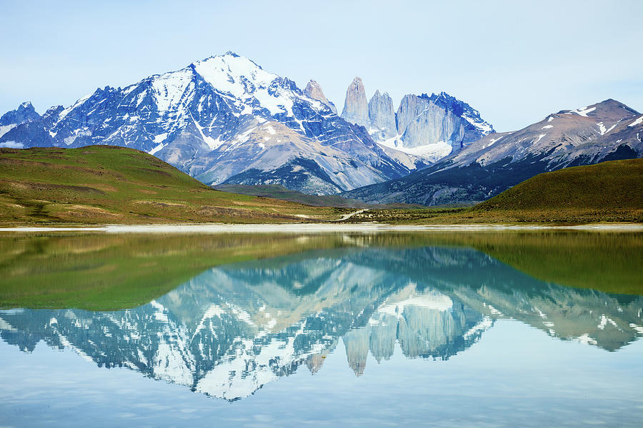 Torres Del Paine Reflection #1 Photograph by Kelly Cheng Travel Photography