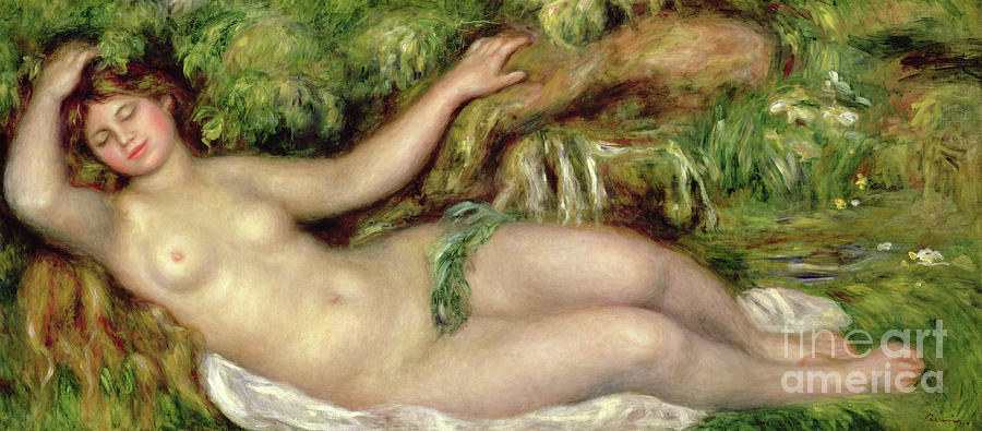 Torso, or Before the Bath Painting by Pierre Auguste Renoir