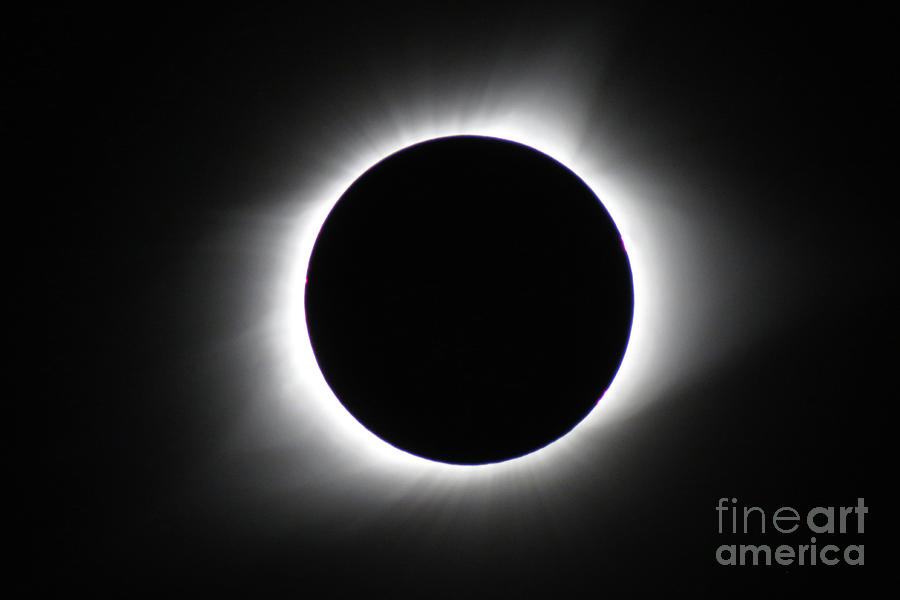 Portrait Photograph - Total Solar Eclipse #1 by Melanie Kowasic