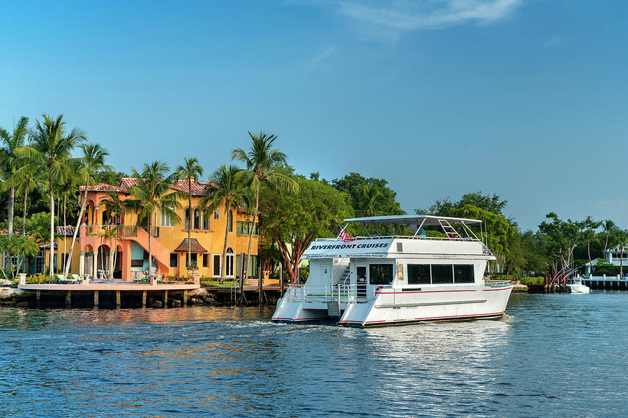 Tour Boat, Fort Lauderdale, Fl #1 Digital Art by Laura Zeid