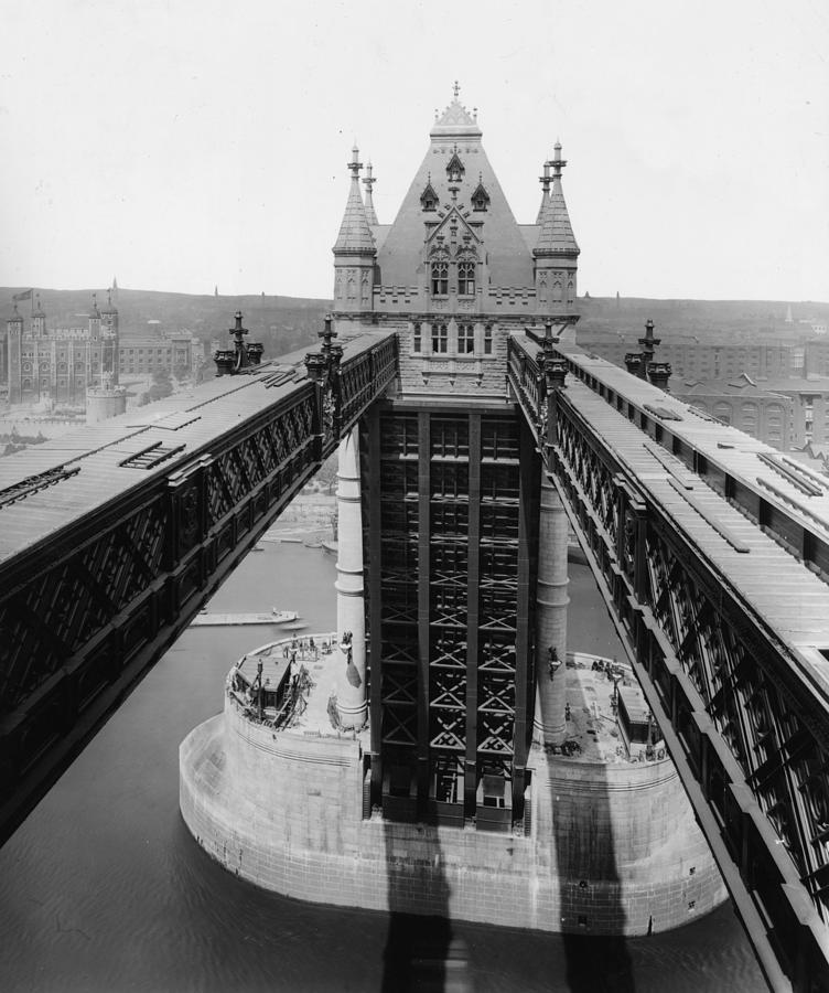 Tower Bridge #1 Photograph by London Stereoscopic Company