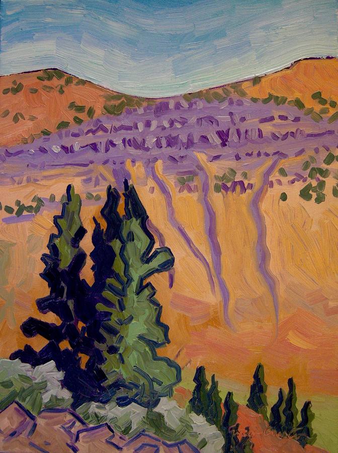 Maroon Bells Snowmass Wilderness Painting - Scarp Ridge by Evan Cantor
