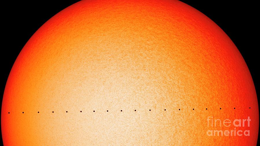 Transit Of Mercury Across The Sun #1 Photograph by Nasas Goddard Space Flight Center/science Photo Library