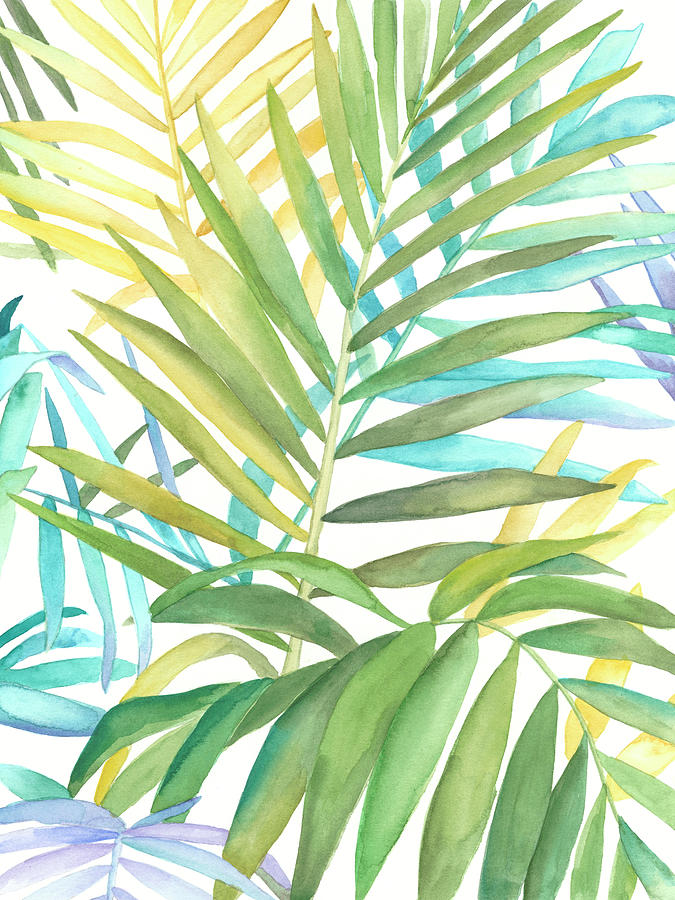 Tropical Pattern I #1 Painting by Megan Meagher