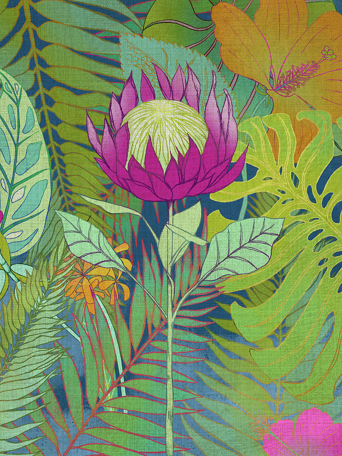 Tropical Tapestry I Painting by Chariklia Zarris - Fine Art America