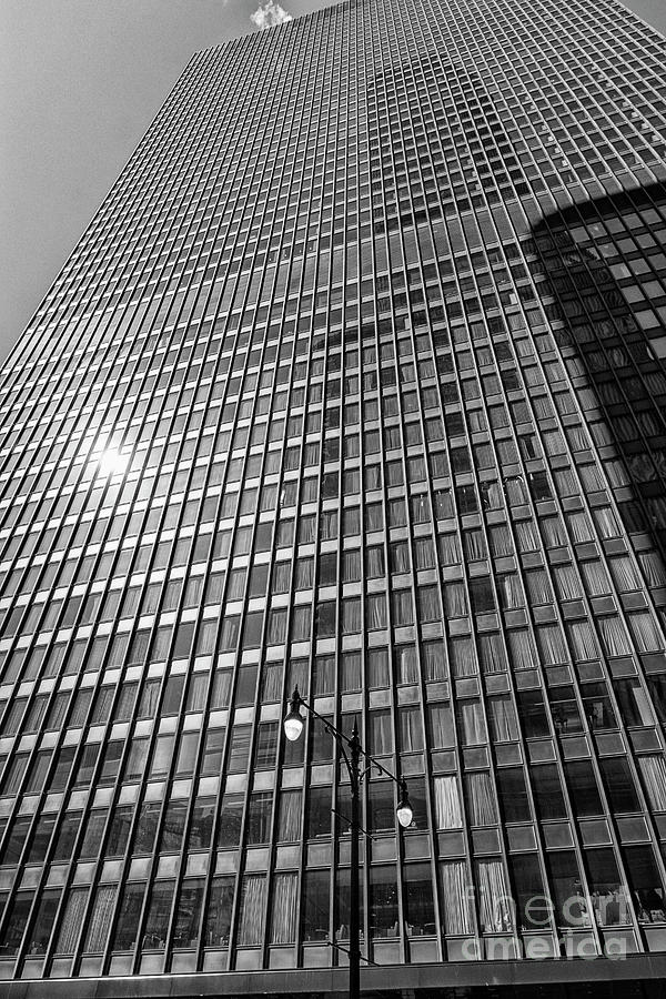 Trump tower black and white Photograph by Patricia Hofmeester