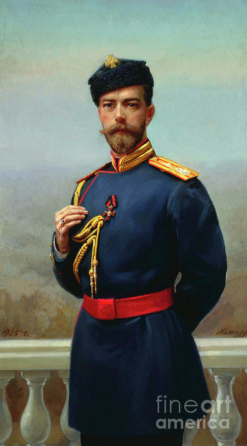 Tsar Nicholas II Of Russia #1 Drawing by Heritage Images