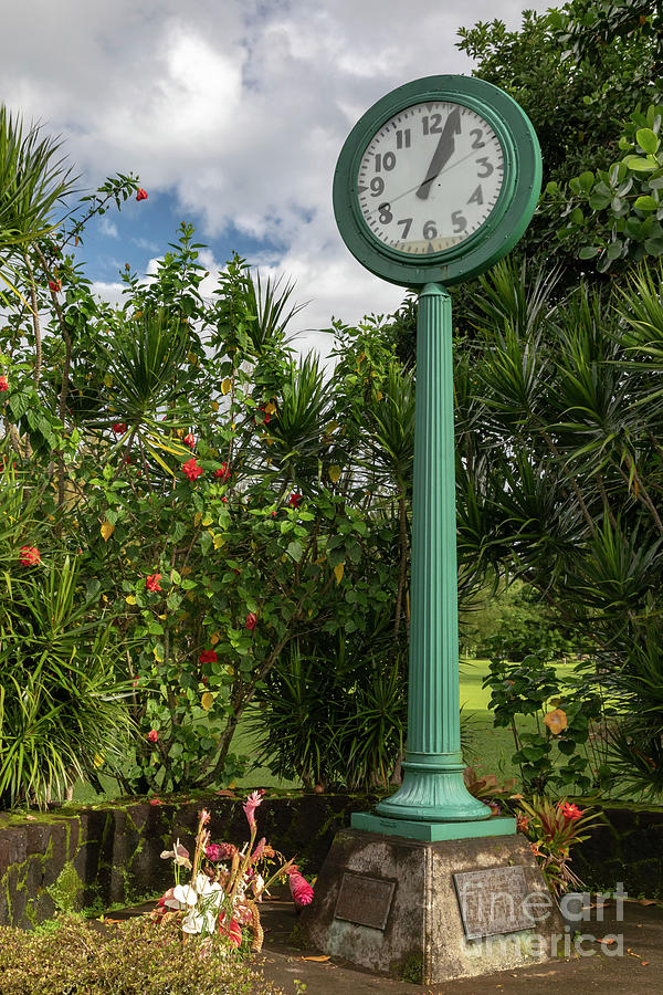 Tsunami Stopped Clock Memorial Photograph by Jim West/science Photo