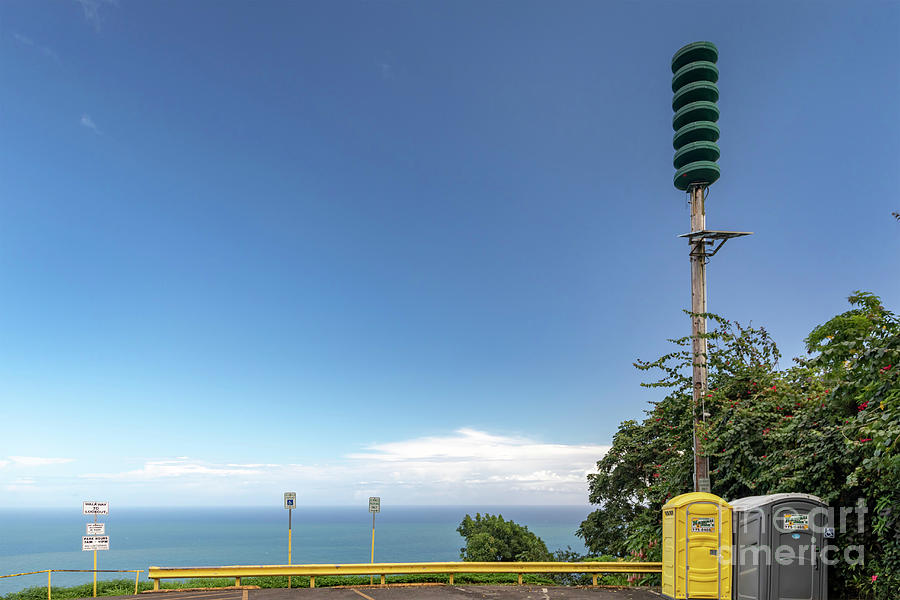 Volcanoes National Park Photograph - Tsunami Warning Siren #1 by Jim West/science Photo Library