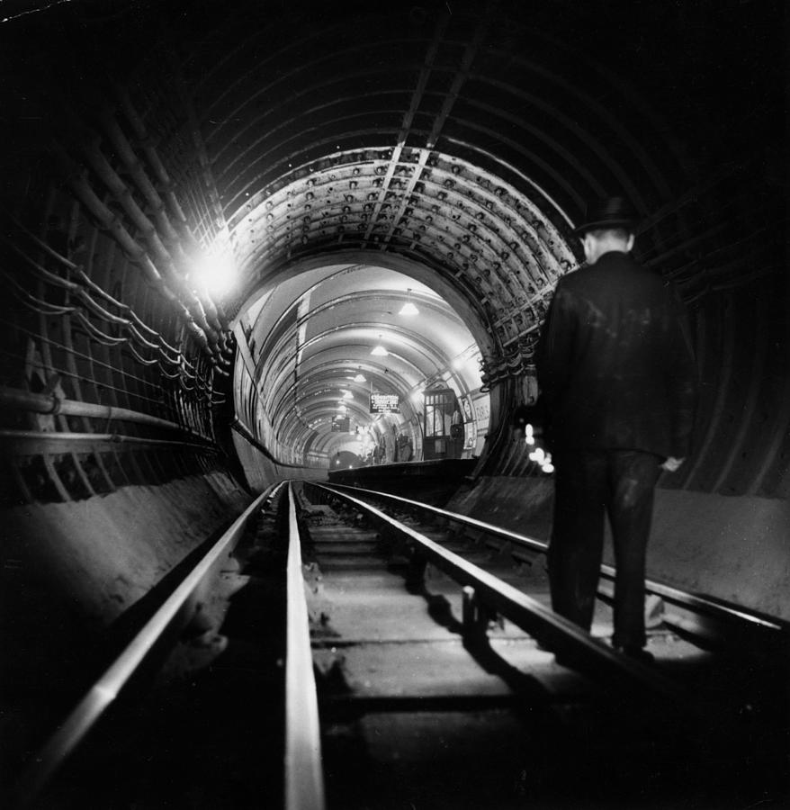Tube Tunnel Cleaner #1 Photograph by Charles Hewitt