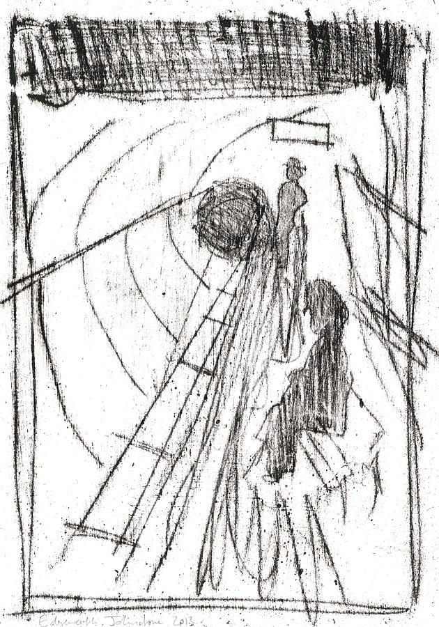 Tube Tunnel #1 Drawing by Edgeworth Johnstone
