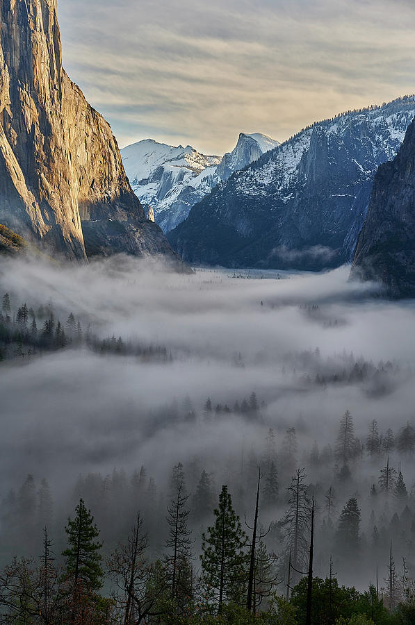 Tunnel View at Dawn #1 Photograph by Jon Glaser