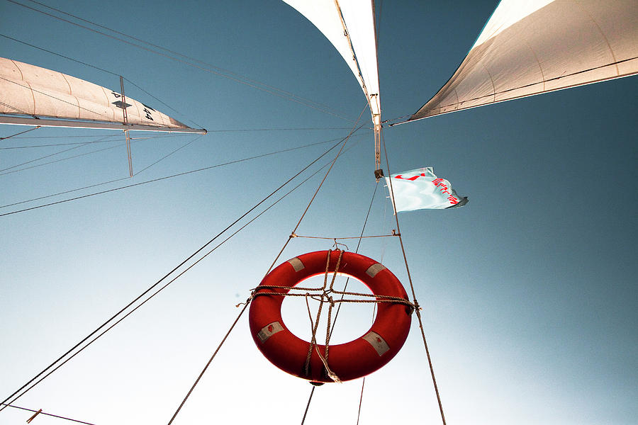 Turkey Digital Art - Turkish Sailing Boat #1 by Anna Serrano
